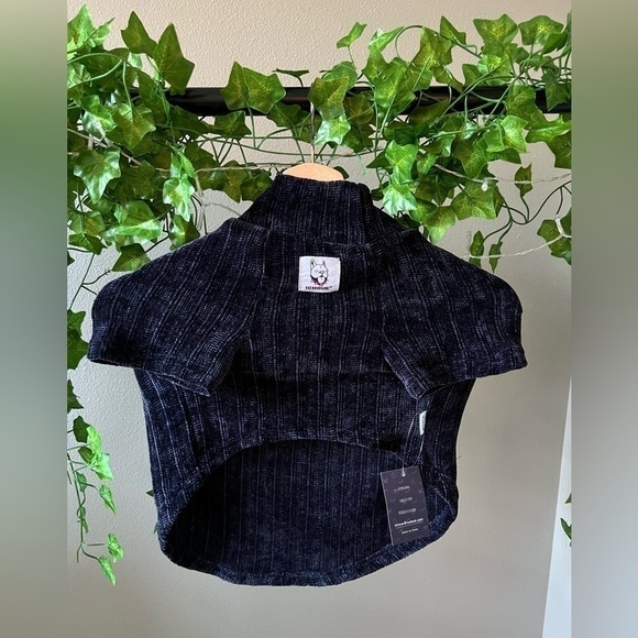 NWT Large Plus Navy Blue Dog sweater - Picture 5 of 10